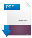 Download a PDF of the Code of conduct for chiropractors